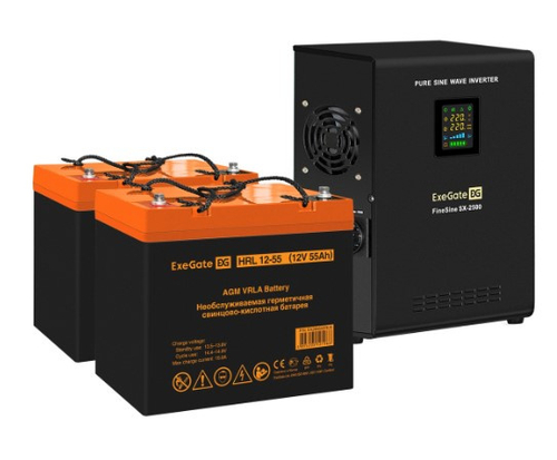 Комплект Exegate FineSine SX-2500.LCD.AVR.2SH