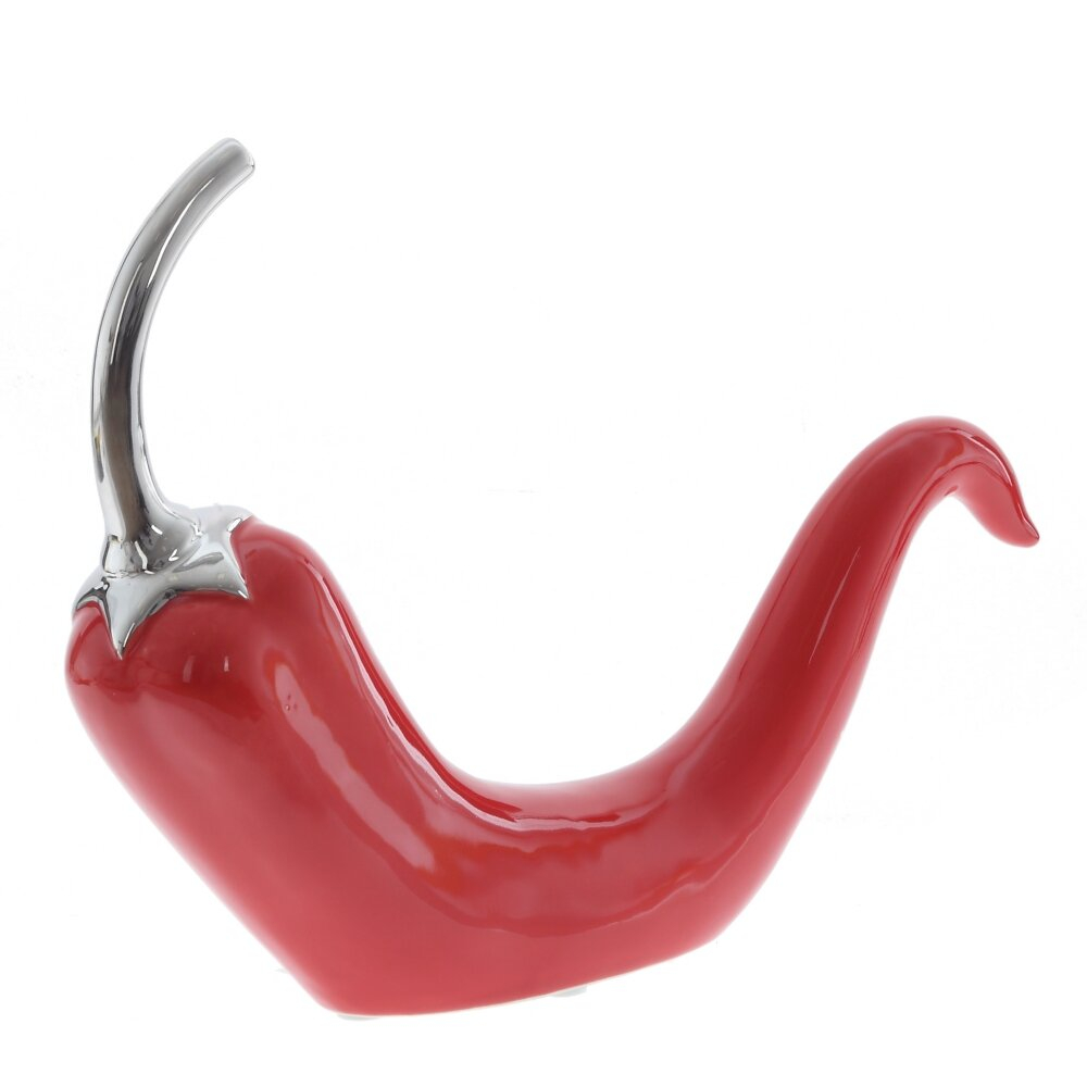 Фигурка декоративная Перец, красный