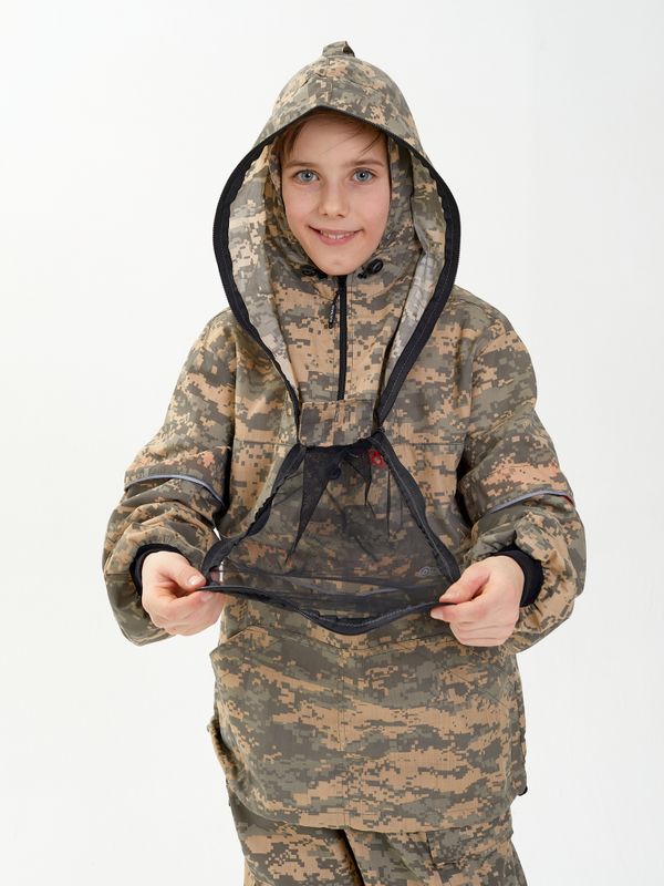 Костюм летний Антигнус-Детский ткань Сорочка цвет 128/2 (светлый пиксель)