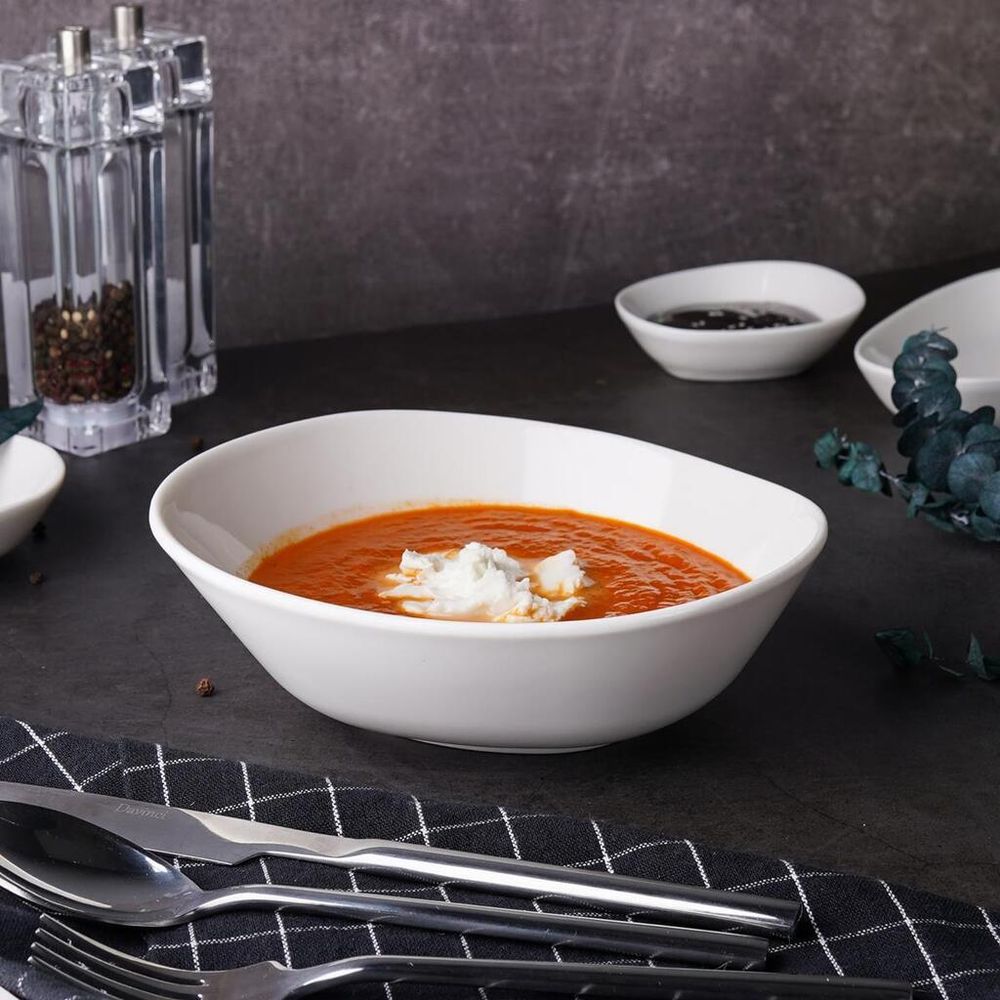 Салатник 650 мл 18*17 см h6,5 см White Island By Bone Innovation [6]