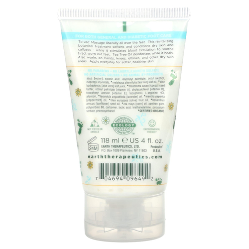 Earth Therapeutics, Foot Repair, лечебный бальзам, 118 мл (4 жидк. унц.)