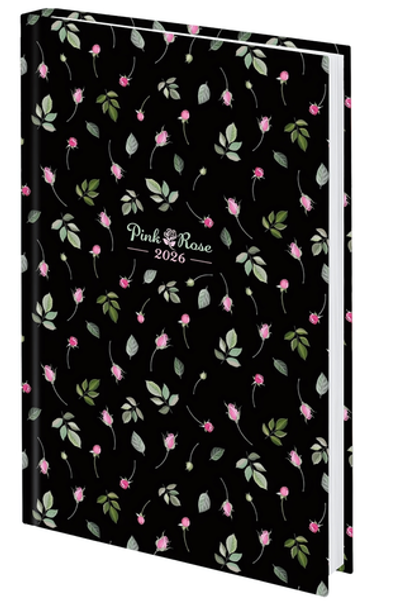 Ежедневник А5 160л. датир. 2026г. "Flower pattern" ламинированная обложка (STAFF)