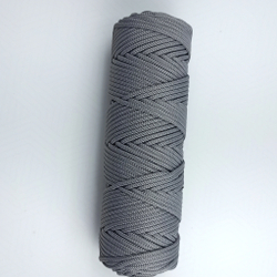 Полиэфирный шнур круглый 3 мм Серый