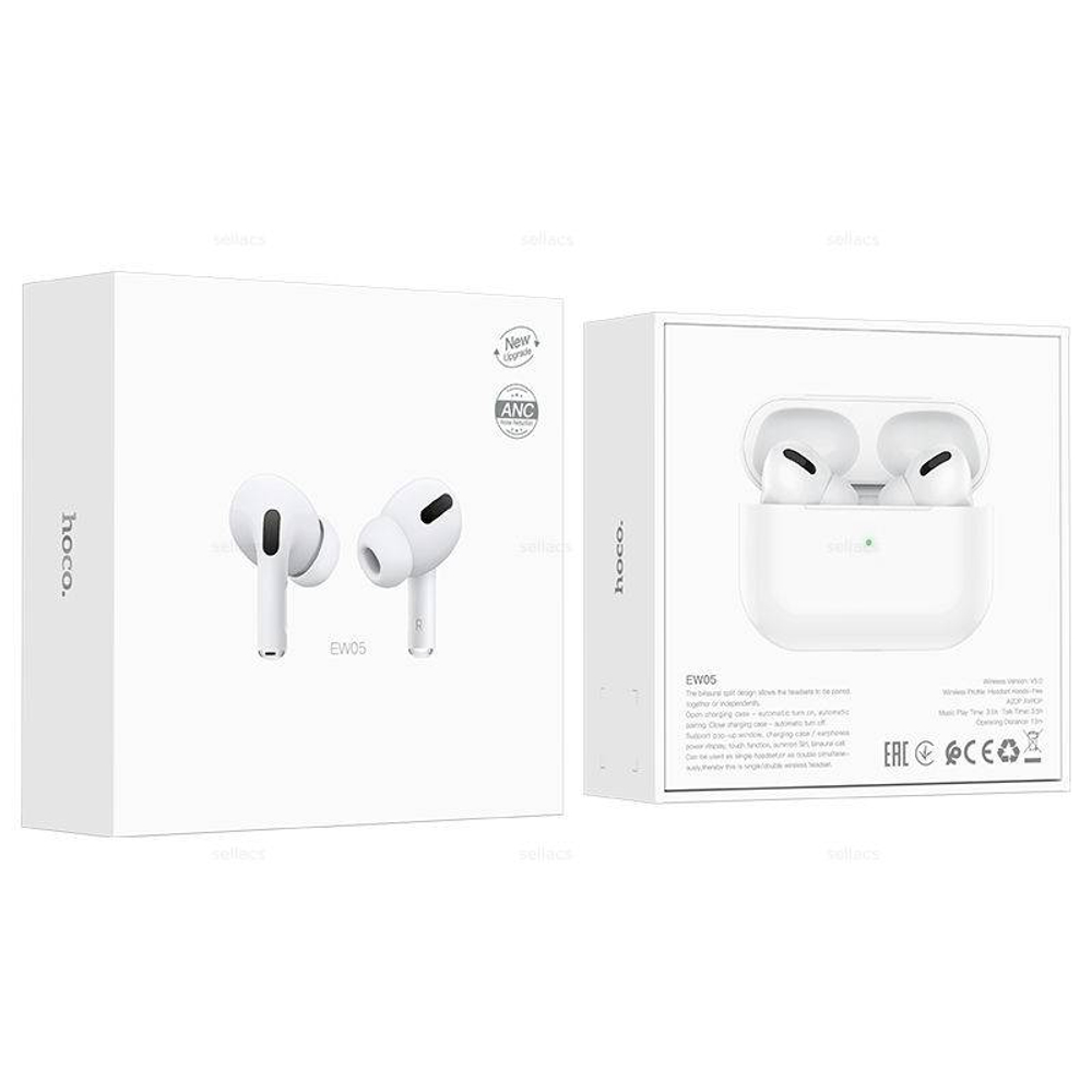 Беспроводные наушники ANC Hoco EW05 Plus (white) (Краснодар склад)