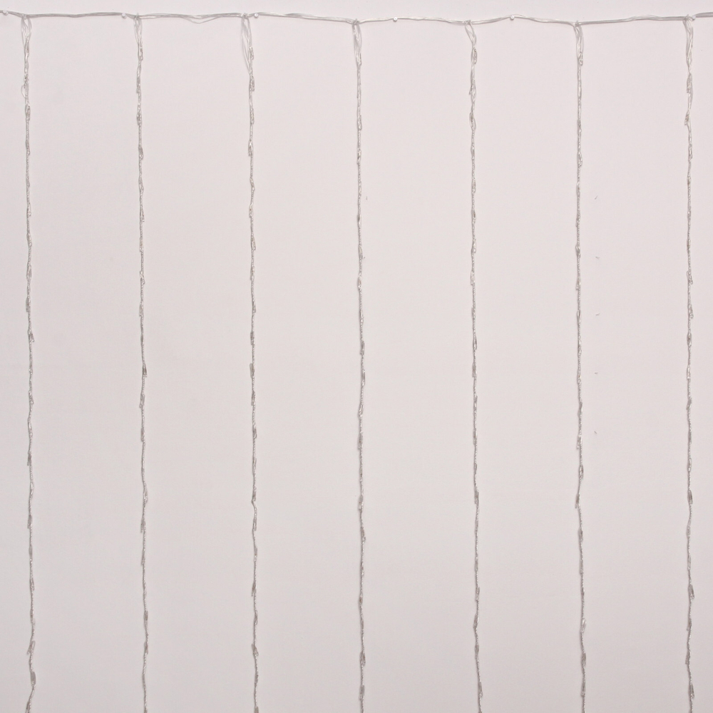 Гирлянда для улицы ЗАНАВЕС «Водопад» ш3,0* в2,0 м 480 ламп LED, прозр.пров, 6 реж, IP-54, Теплый белый (возможность соединения)