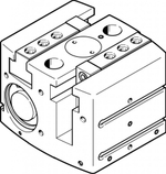 Захват параллельный с большим ходом Festo HGPL-40-20-A-B