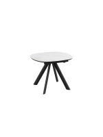 Стол кухонный Черный муар мрамор 100(135)х90х76 см