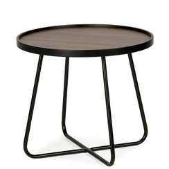 Кофейный стол Calipa Ø60х55 см, шпон ореха