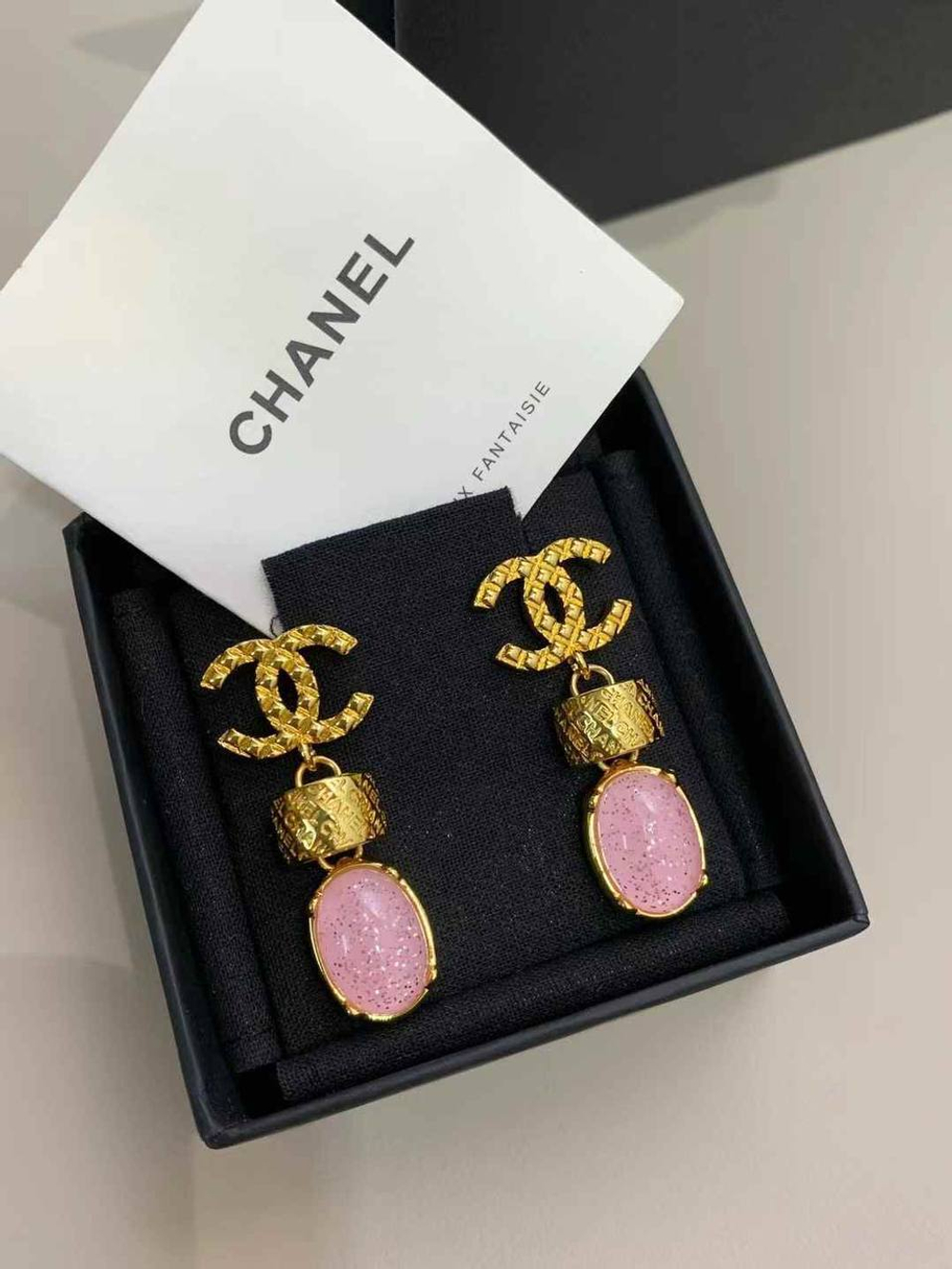 Серьги CHANEL