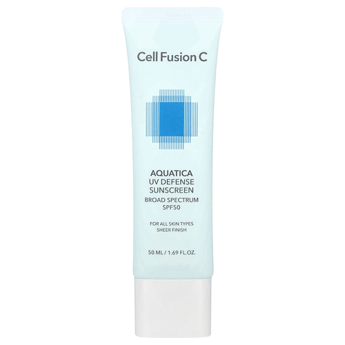 Cell Fusion C, Aquatica UV Defense, солнцезащитное средство для всех типов кожи, SPF 50, 50 мл (1,69 жидк. Унции)