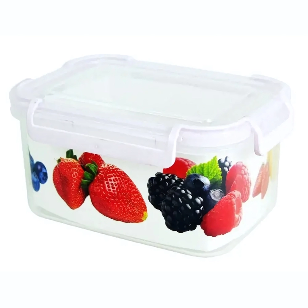 Контейнер герметичный на защелках 0,8л