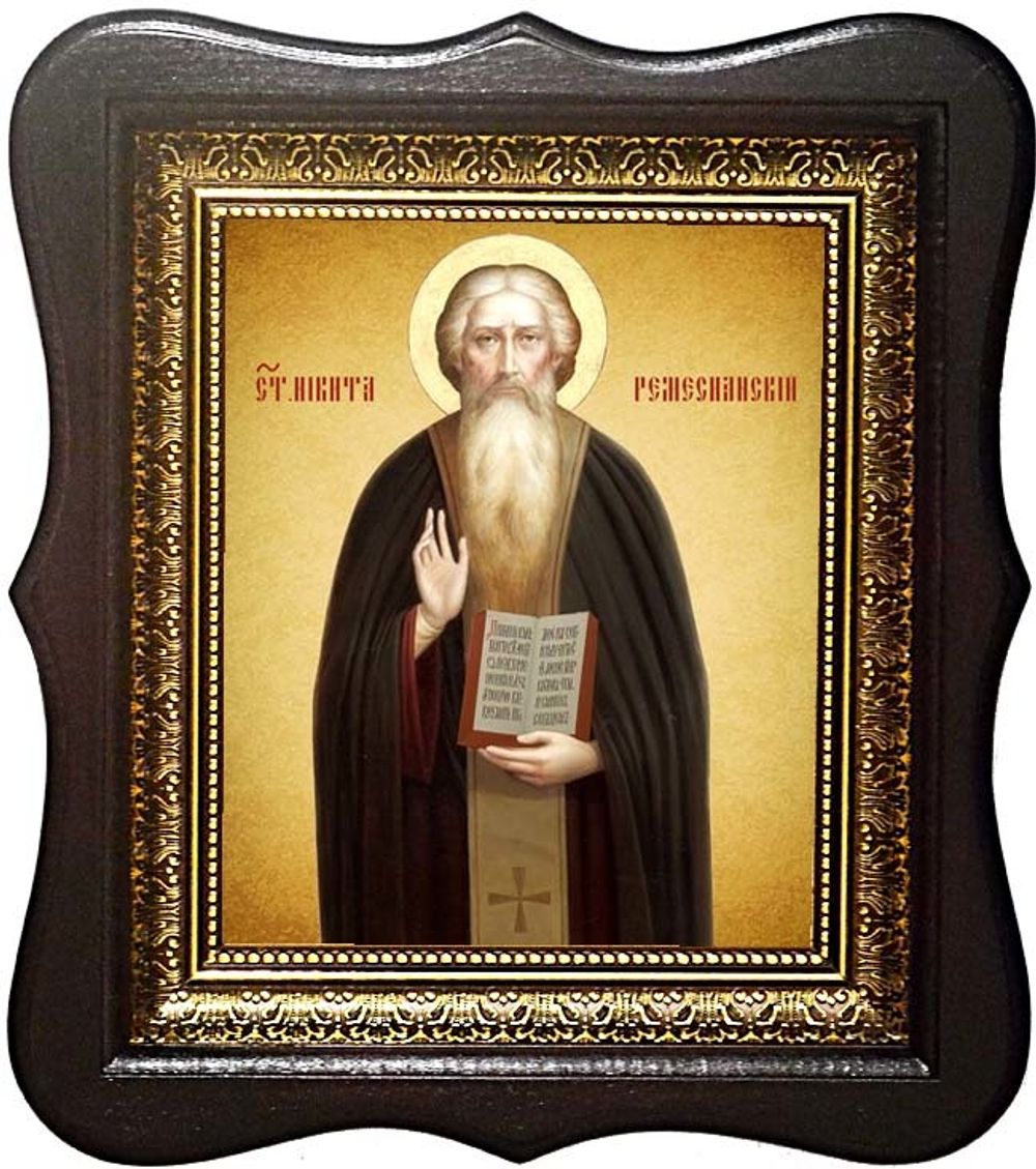 Никита Ремесианский Святитель, епископ. Икона на холсте.