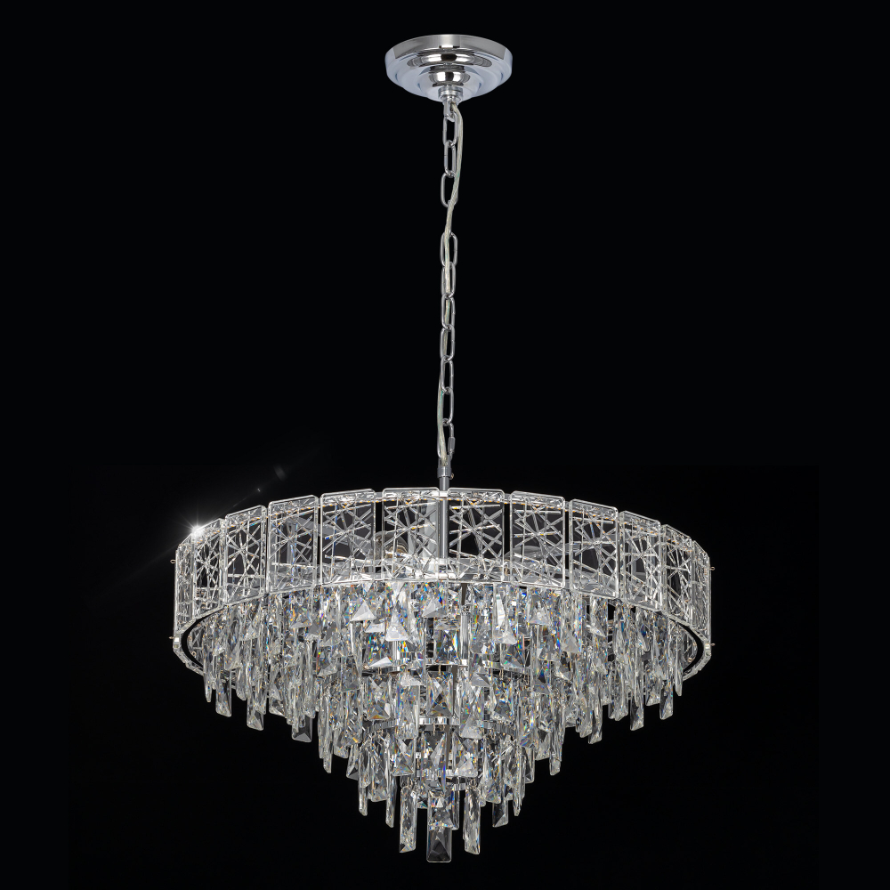 Citilux SAGRADA CL317261 Люстра хрустальная подвесная Хром