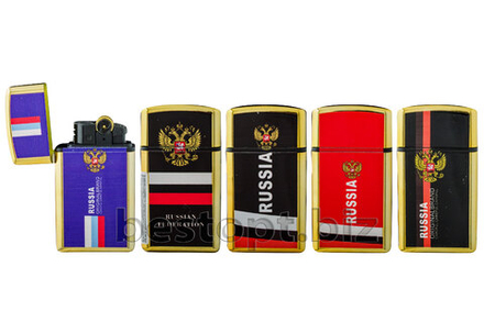 Зажигалки "Oney" MJ-01(03) jet металич с крышкой Россия 50шт*10бл/500