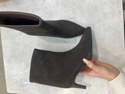 Ботильоны из натуральной замши