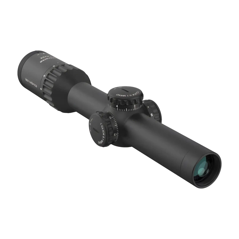 Оптический прицел Vector Optics Continental X6 1-6x24I FIBER Tactical (SCOC-44) - диагональный вид с линзой