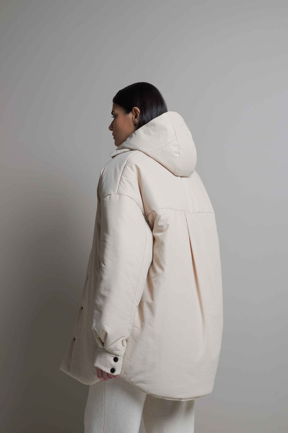 Капюшон-манишка Alexandra Talalay AH001 ванильный