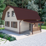 Ондулин Черепица Красный 0,95х1,95 м 1,85 м2
