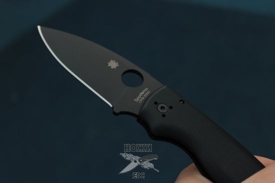 Складной нож Spyderco Shaman 229GPBK c клинком из стали CPM-S30V, рукоять G10