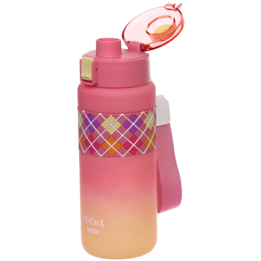 Бутылка питьевая пластиковая 750мл «Настроение», микс цветов