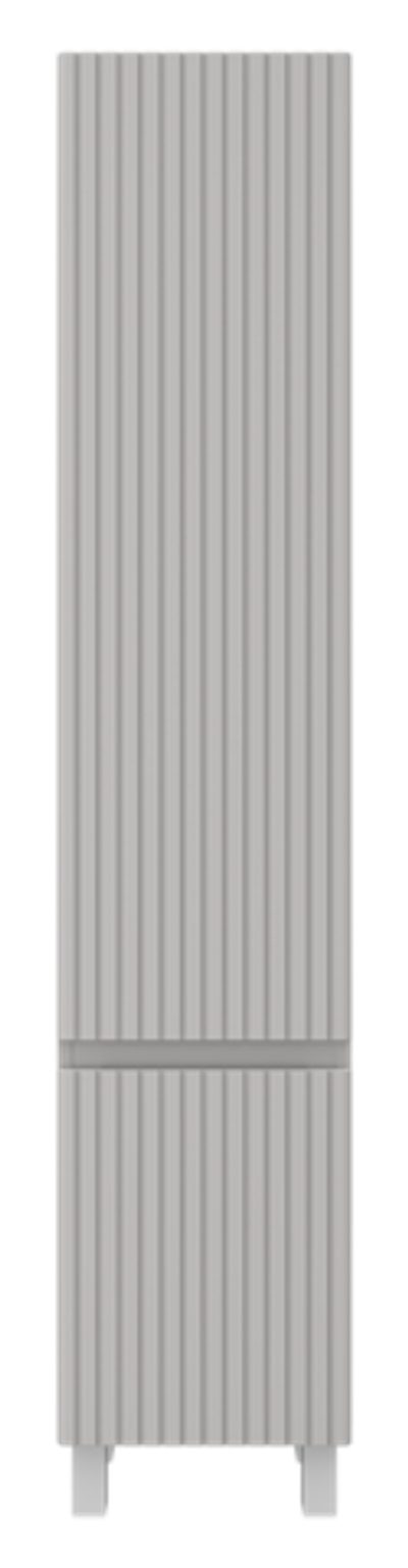 Шкаф - пенал Brevita Victory 35 универсальный правый (серый шелк)