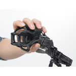 Намордник Muzzle Flex, резина, M (25 см, длина лобного ремня до 19 см), чёрный, Trixie