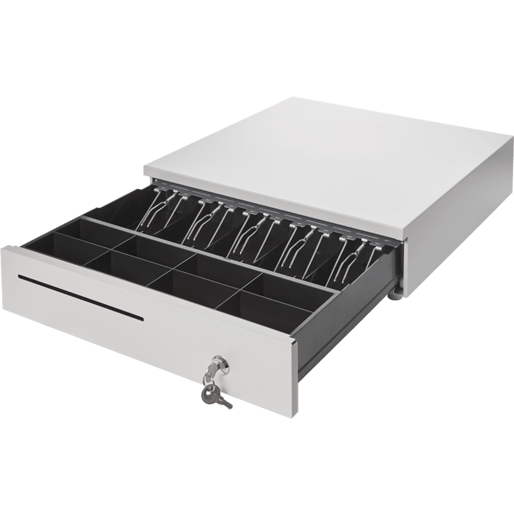 Денежный ящик PayTor HT-410P (Белый, Переходник, Штрих,  арт. HT-410-5010-13W2-2)