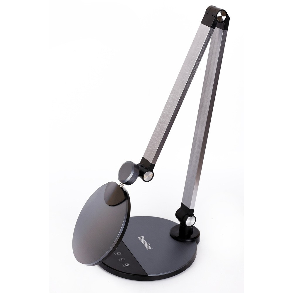 Светильник Camelion KD-865 C48 черн.металлик LED(Свет-к наст.10 Вт,230В,600 лм,сенс.рег.ярк и цвет.темп)