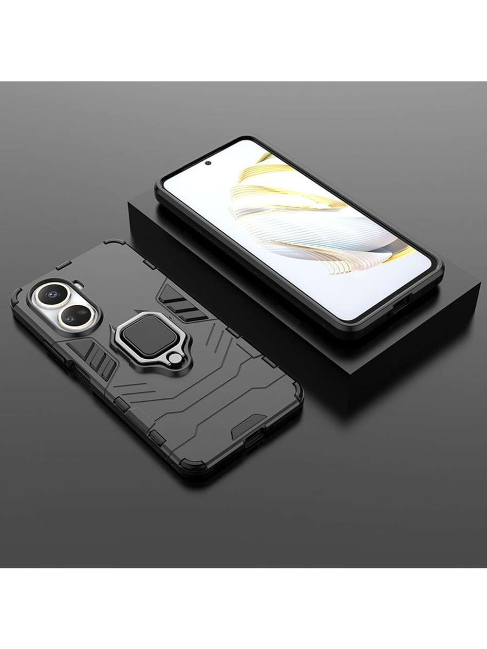 Противоударный чехол с кольцом Panther Case для Huawei Nova 10 SE