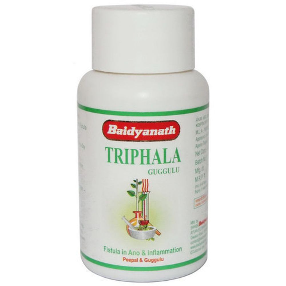 БАД Baidyanath Triphala Guggulu Трифала Гуггул 375 мг 80 таб