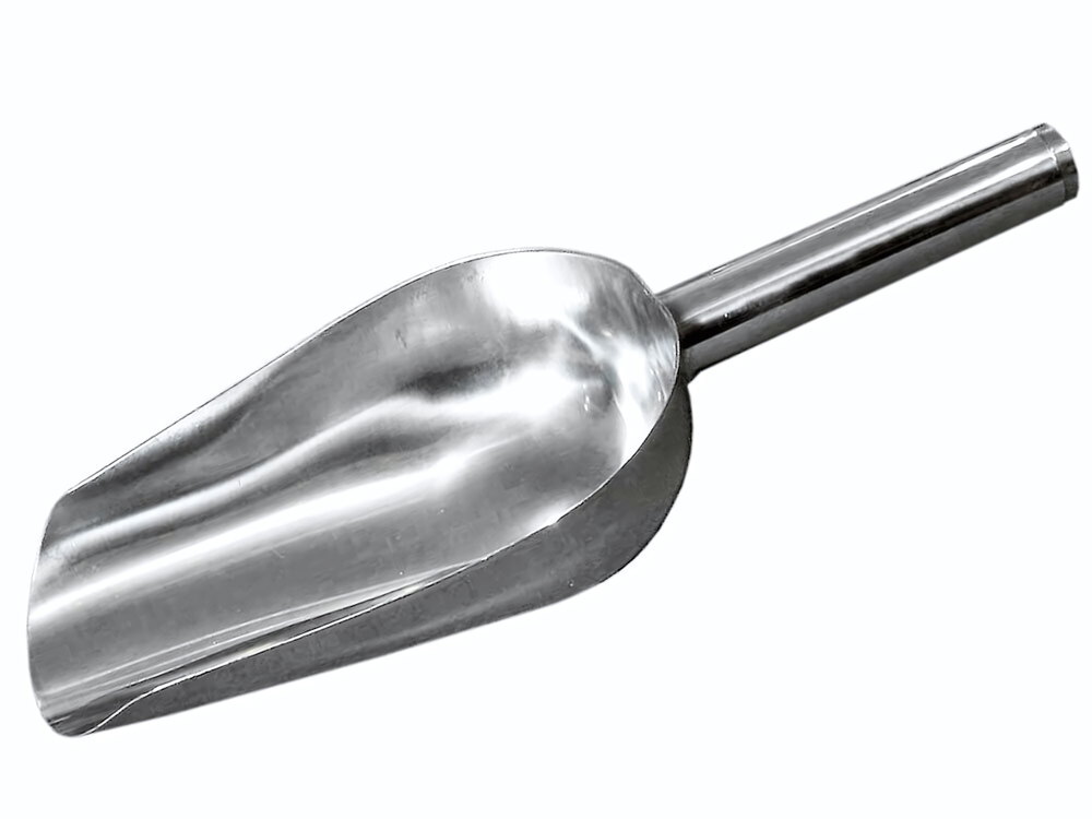 Совок для сыпучих продуктов нерж малый 19см