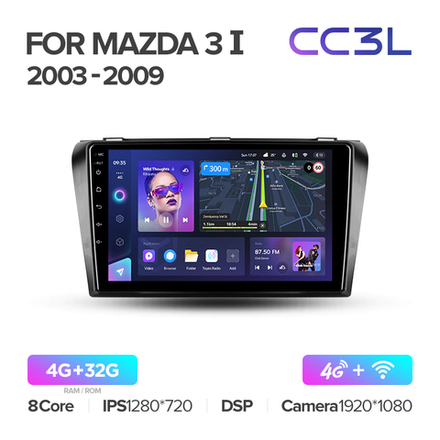 Teyes CC3L 9"для Mazda 3, Axela 2003-2009