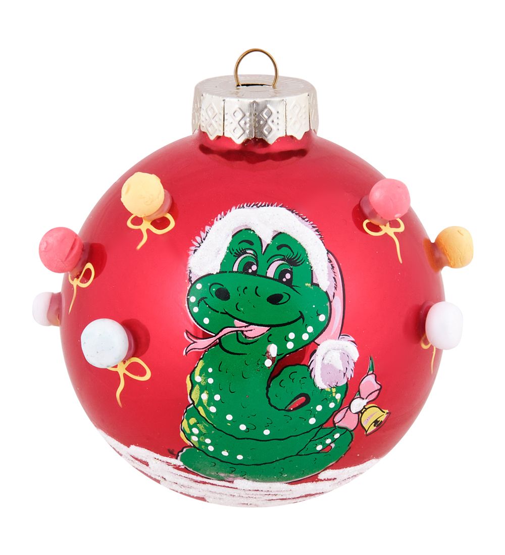 Элита НФШ-1713/1 Ел.украшение Шар «Змея» 85 мм