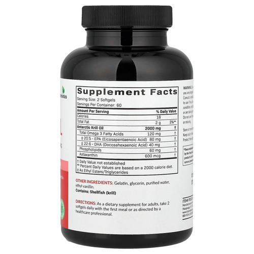 Futurebiotics, масло антарктического криля, 120 капсул