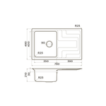 Мойка Omoikiri Mizu 78-IN нерж. сталь | Нержавеющая сталь