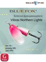 Блесна для рыбалки вращающаяся BLUE FOX Vibrax Northern Lights