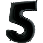 Шар Цифра Черная