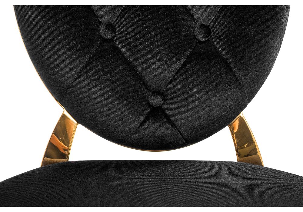 Стул Odda черный / золотой