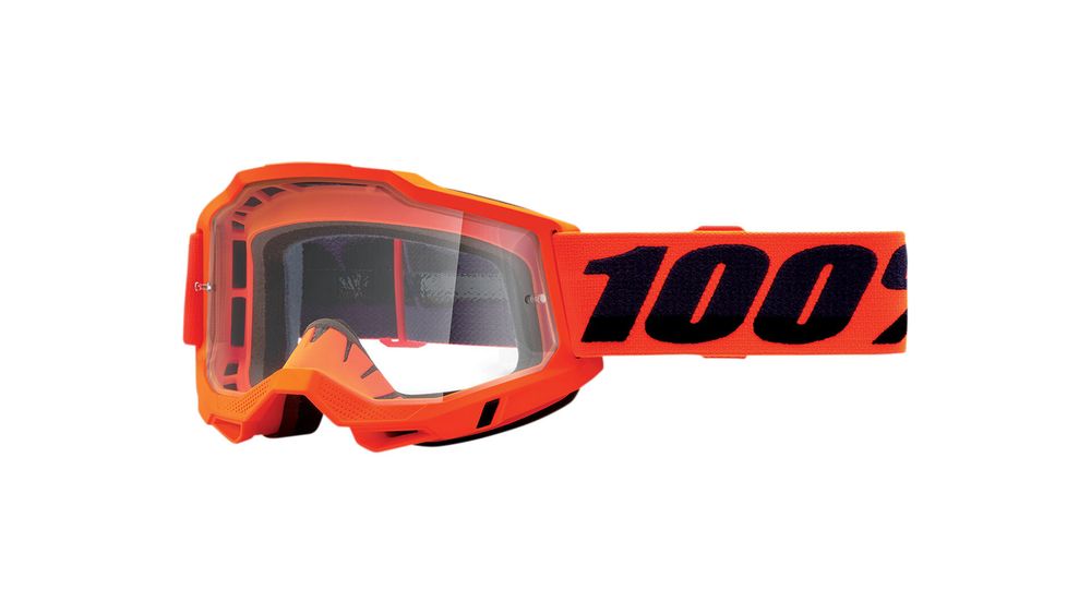 Очки 100% Racecraft 2 Goggle Orange / Clear Lens (50009-00013)