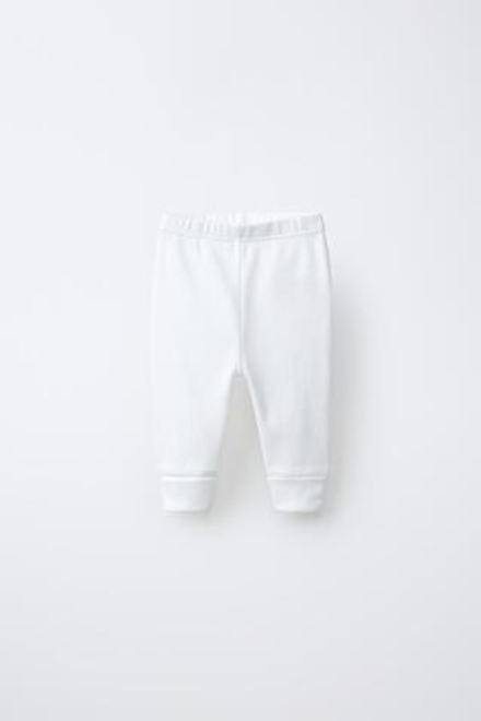 ZARA НАБОР ИЗ ТРЕХ ЛЕГГИНСОВ В РУБЧИК ЦВЕТ МОРСКОЙ ВОЛНЫ