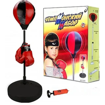 Груша с перчатками для бокса Чемпионский набор