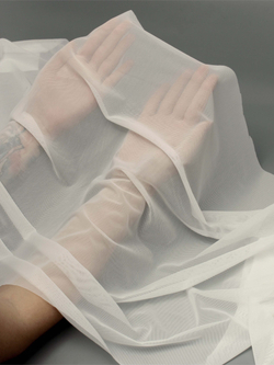 Сетка эластичная шампань мелкая ячейка метражом (Турция) НОВАЯ