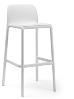 Стул пластиковый барный Nardi Faro, белый