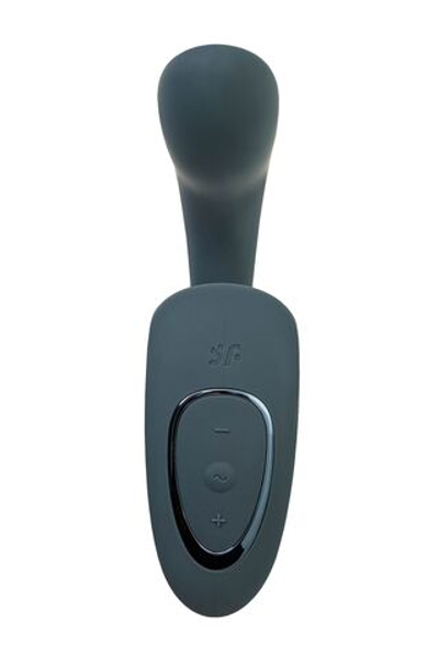Темно-серый вибратор для G-стимуляции G for Goddess 1 (Цвет: темно-серый)