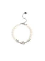 Браслет "Three shells pearls" Silver