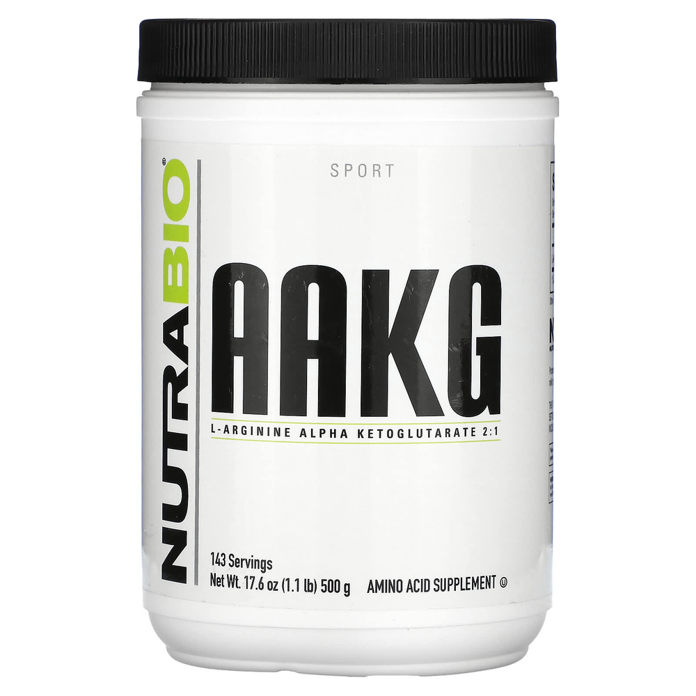 NutraBio, AAKG`` 500 г (1,1 фунта)