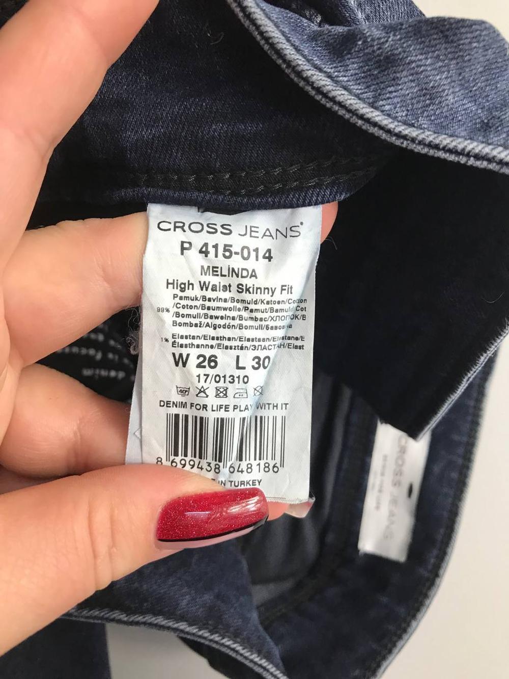 Джинсы Cross Jeans повседневные, маркировка 26, визуально на 42 размер