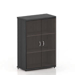 Шкаф низкий со стеклом ЭТАЛОН