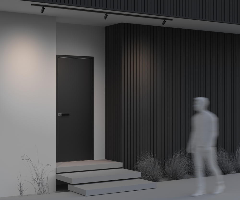 Уличный трековый светильник Outdoor O-TR02-1-S-8WB3K