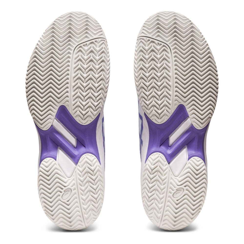 Женские теннисные кроссовки ASICS Gel-Game 9 Clay Court Shoe Women - White, Lilac